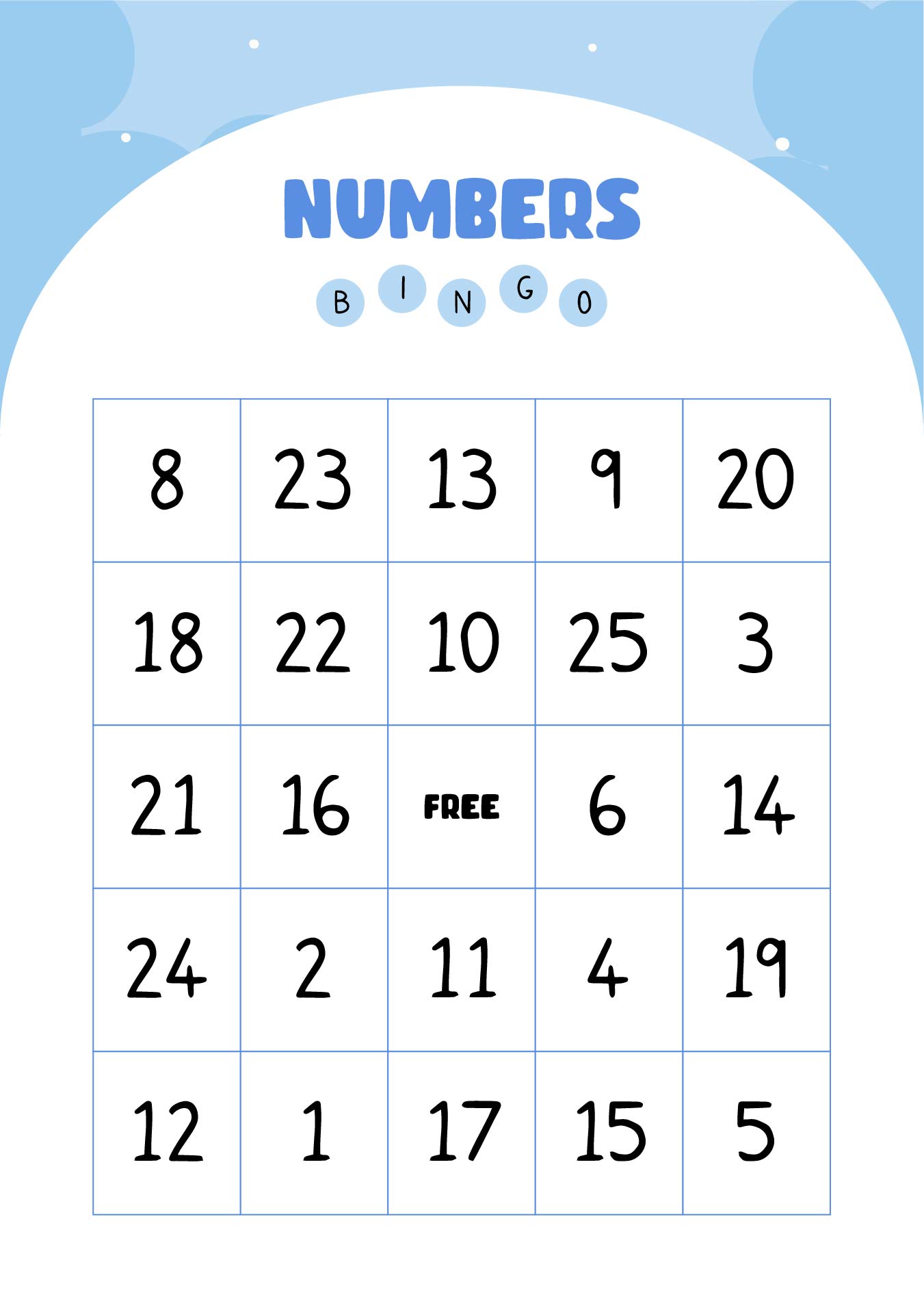 Free Printable Bingo Cards For Youth Group