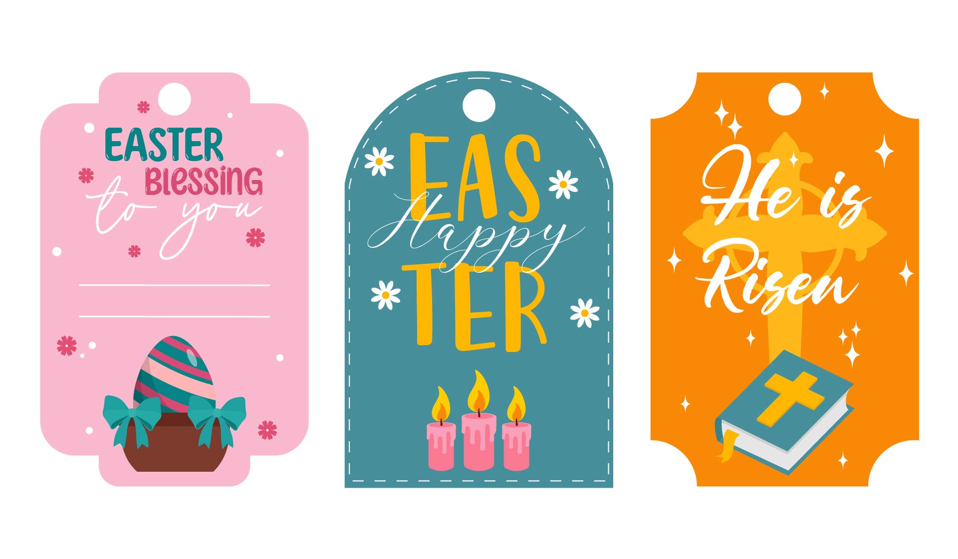 Religious Easter Printable Gift Tags