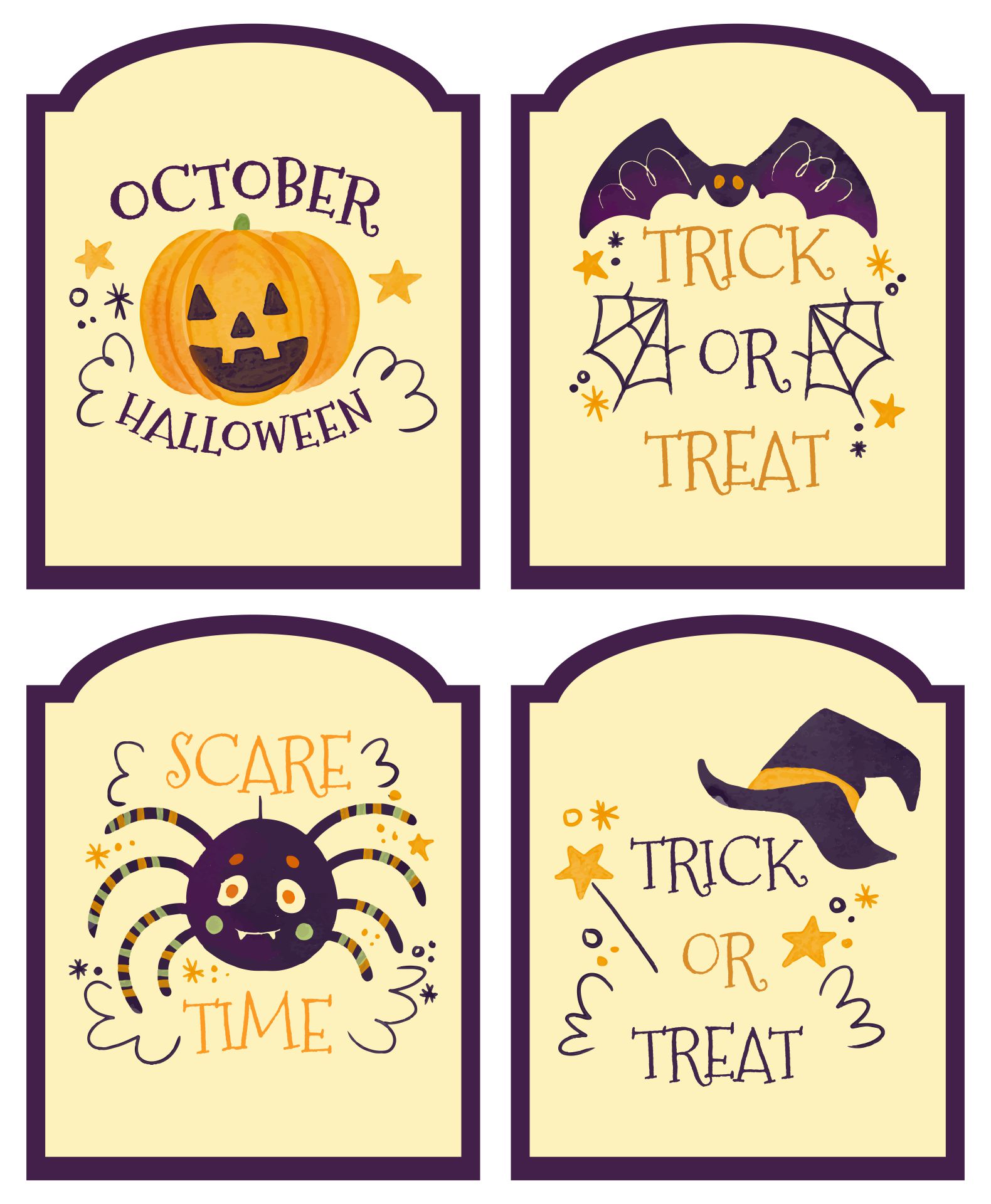 Free Halloween Printables Labels