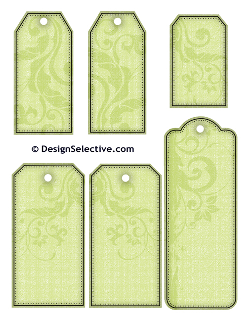 Printable Scrapbook Tags