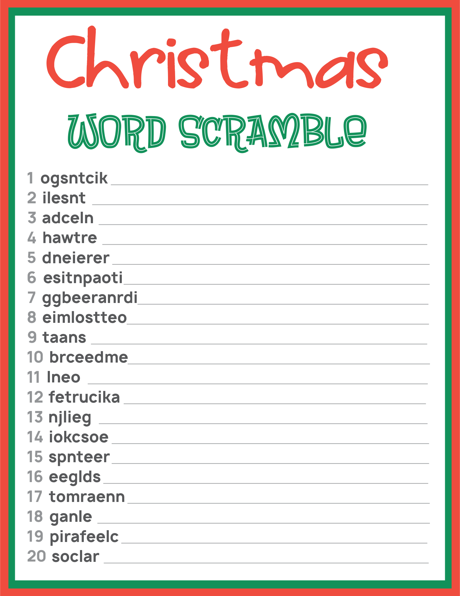 scramble word game