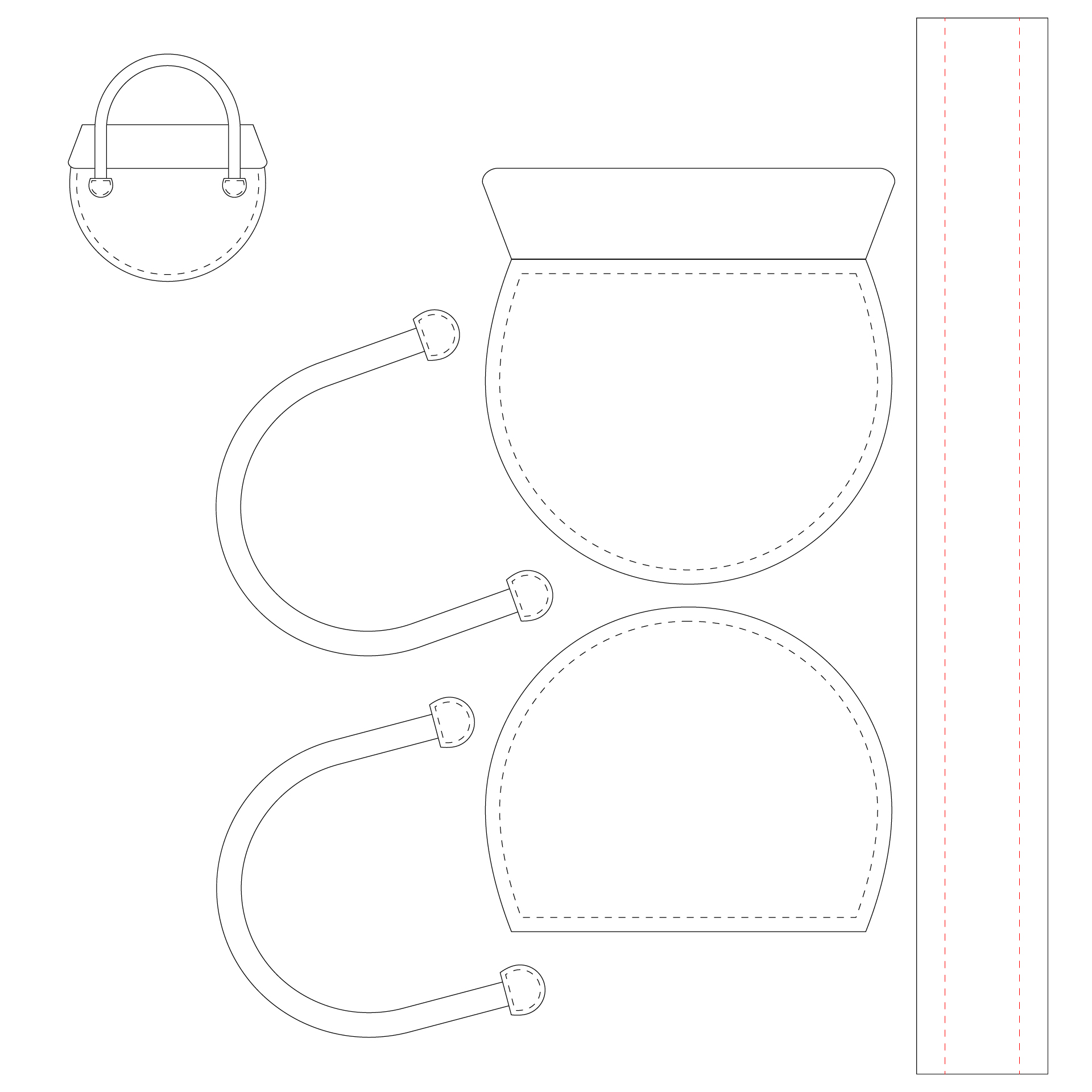Free Leather Patterns Bags / Leather Tote Bag Pattern Pdf Download