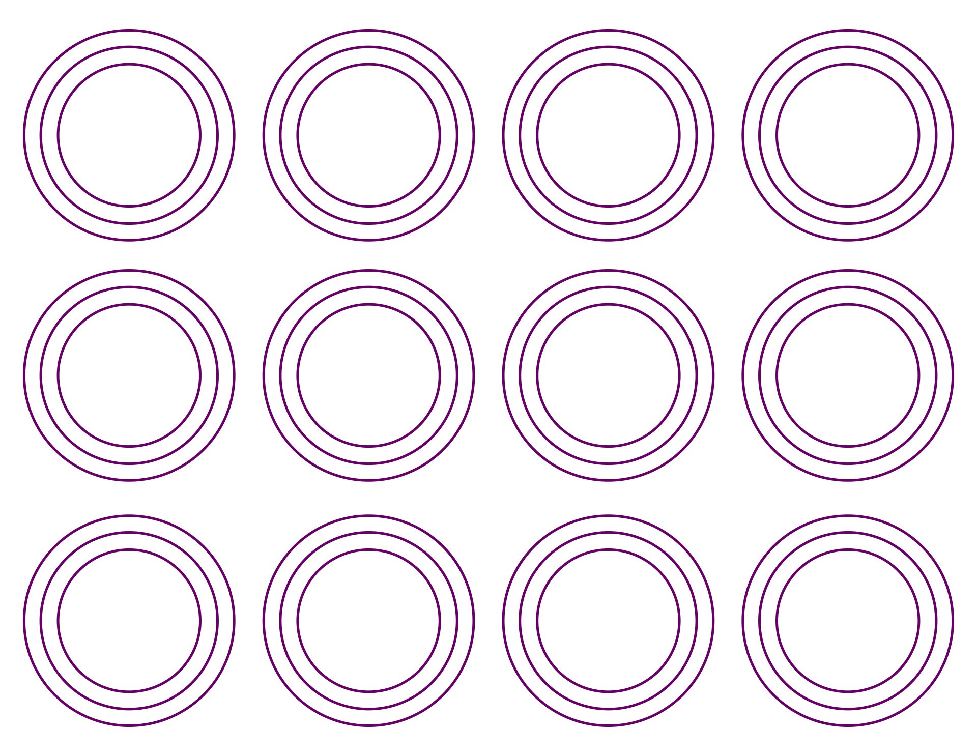 Macaron Printable Template