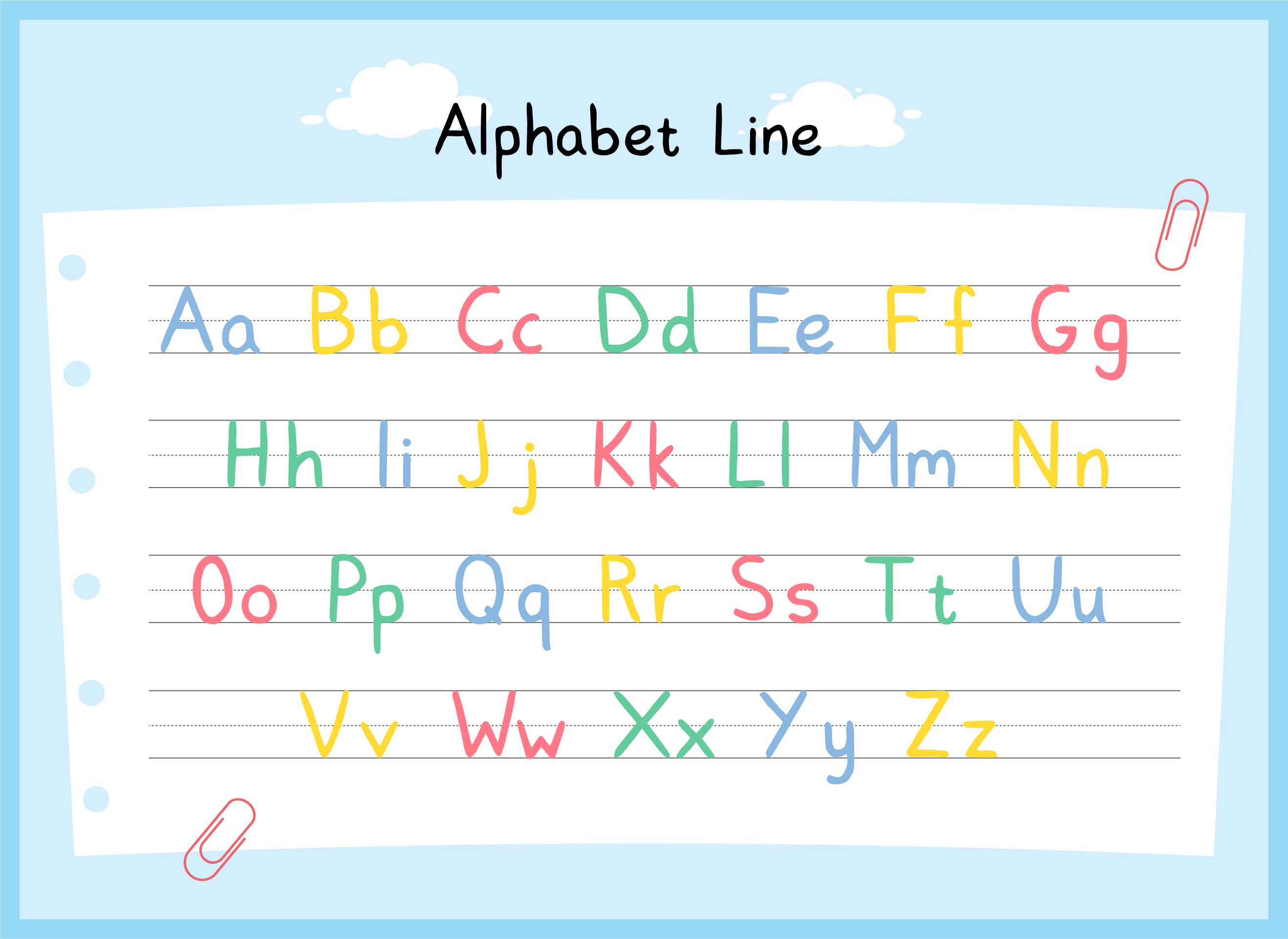 Alphabet Line Chart | Hot Sex Picture