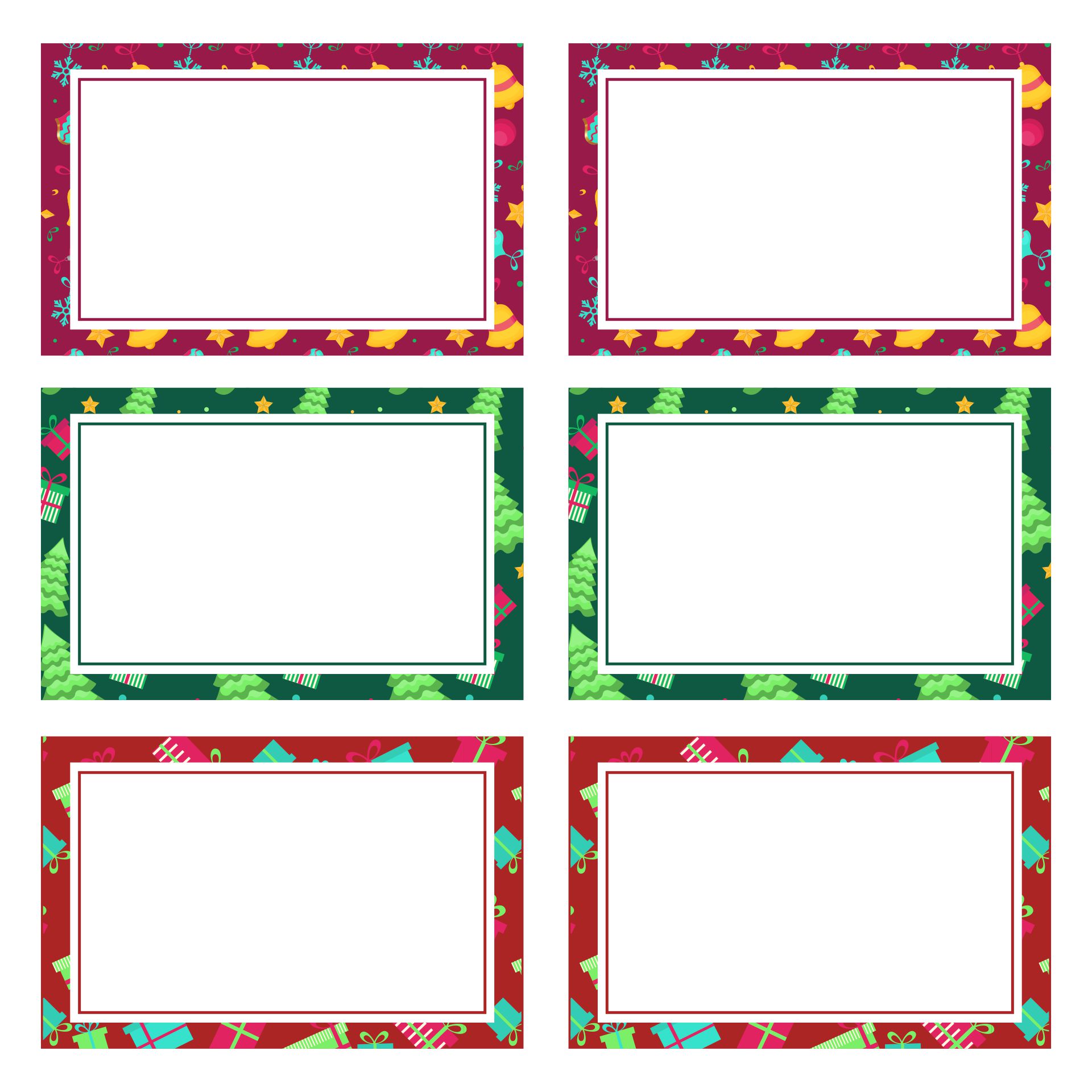Christmas Gift Labels Templates Word My XXX
