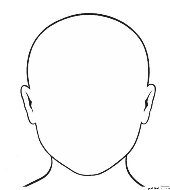 Blank Face Template Printable