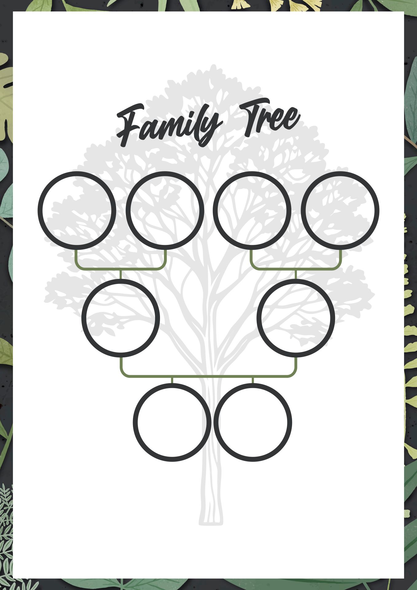 Family Tree Worksheet 10 Free PDF Printables Printablee