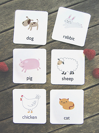 Printable Animal Flash Cards