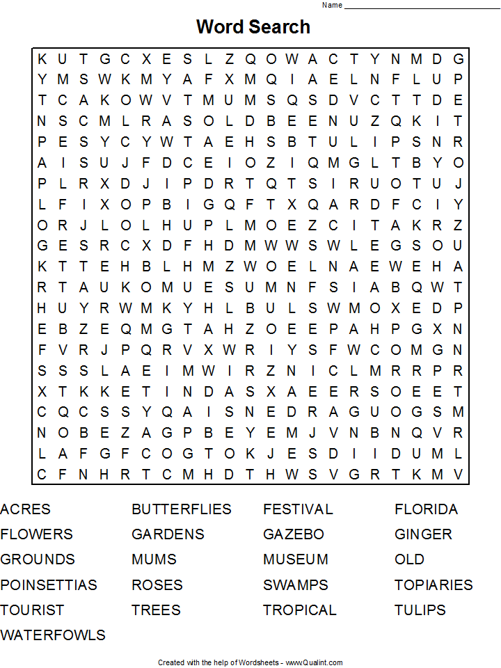 Hard Adult Word Search 6 Free PDF Printables Printablee