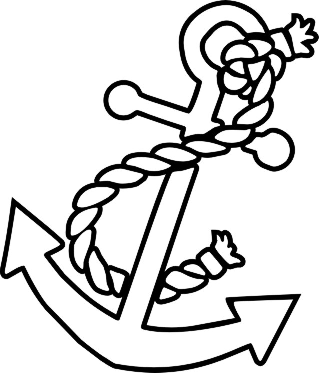 6 Best Images of Printable Pictures Of Anchors - Anchor Cross, Anchor ...
