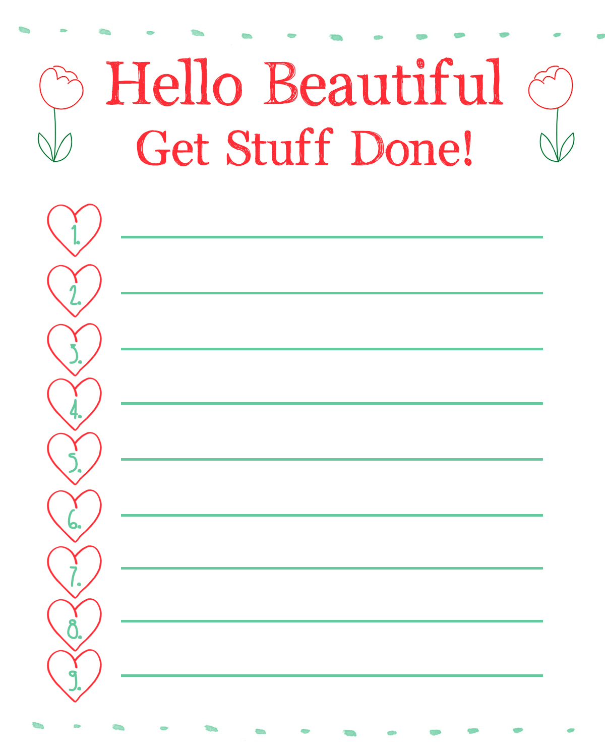 Printable To Do