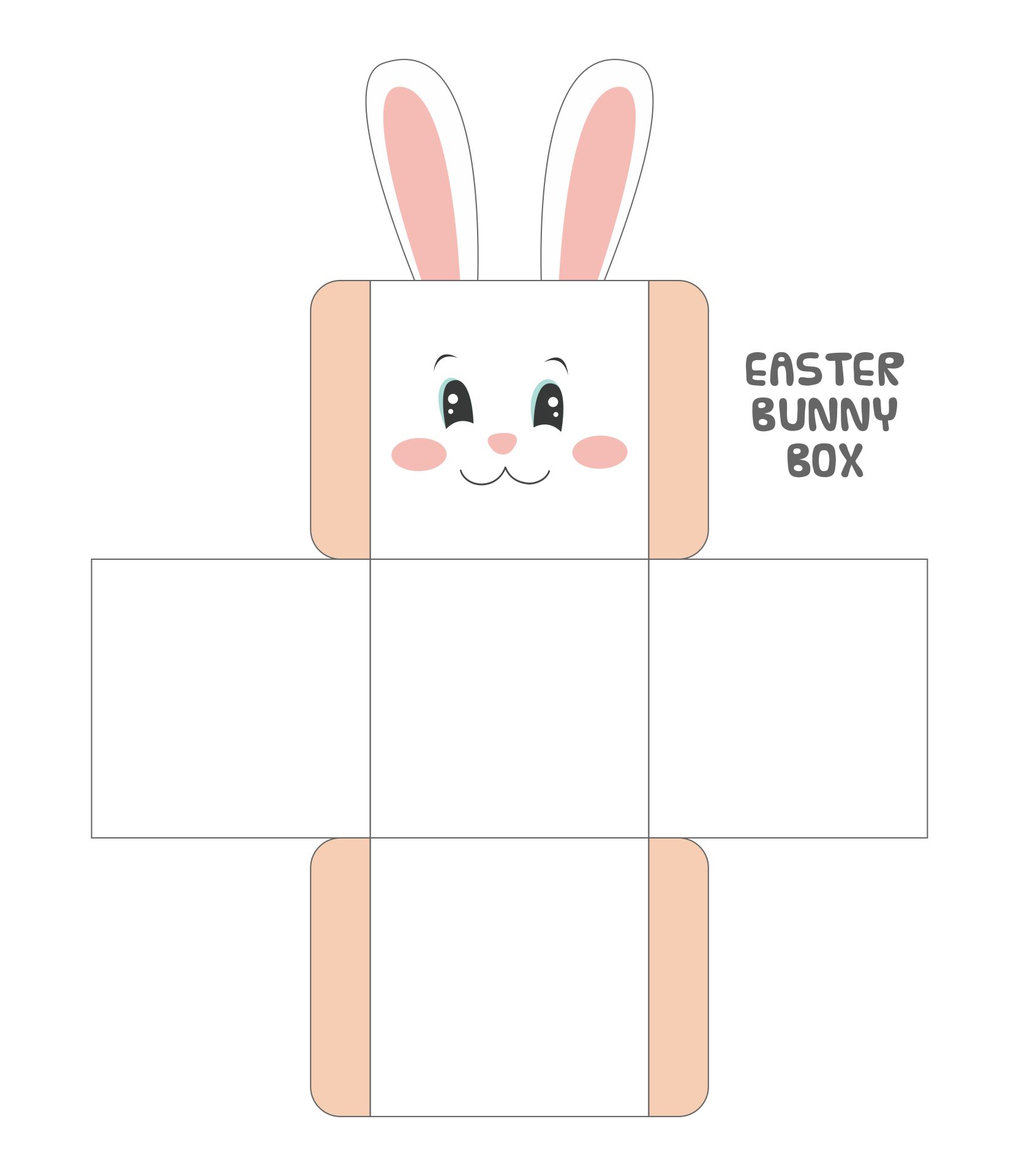 10 Best Printable Easter Egg Bunny Pattern Printablee