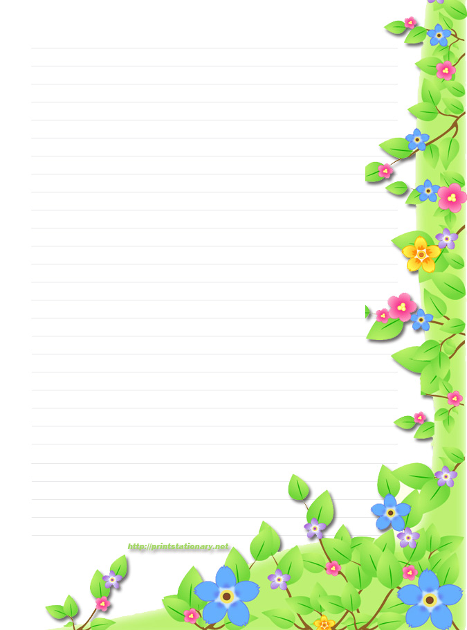 Printable Spring Paper