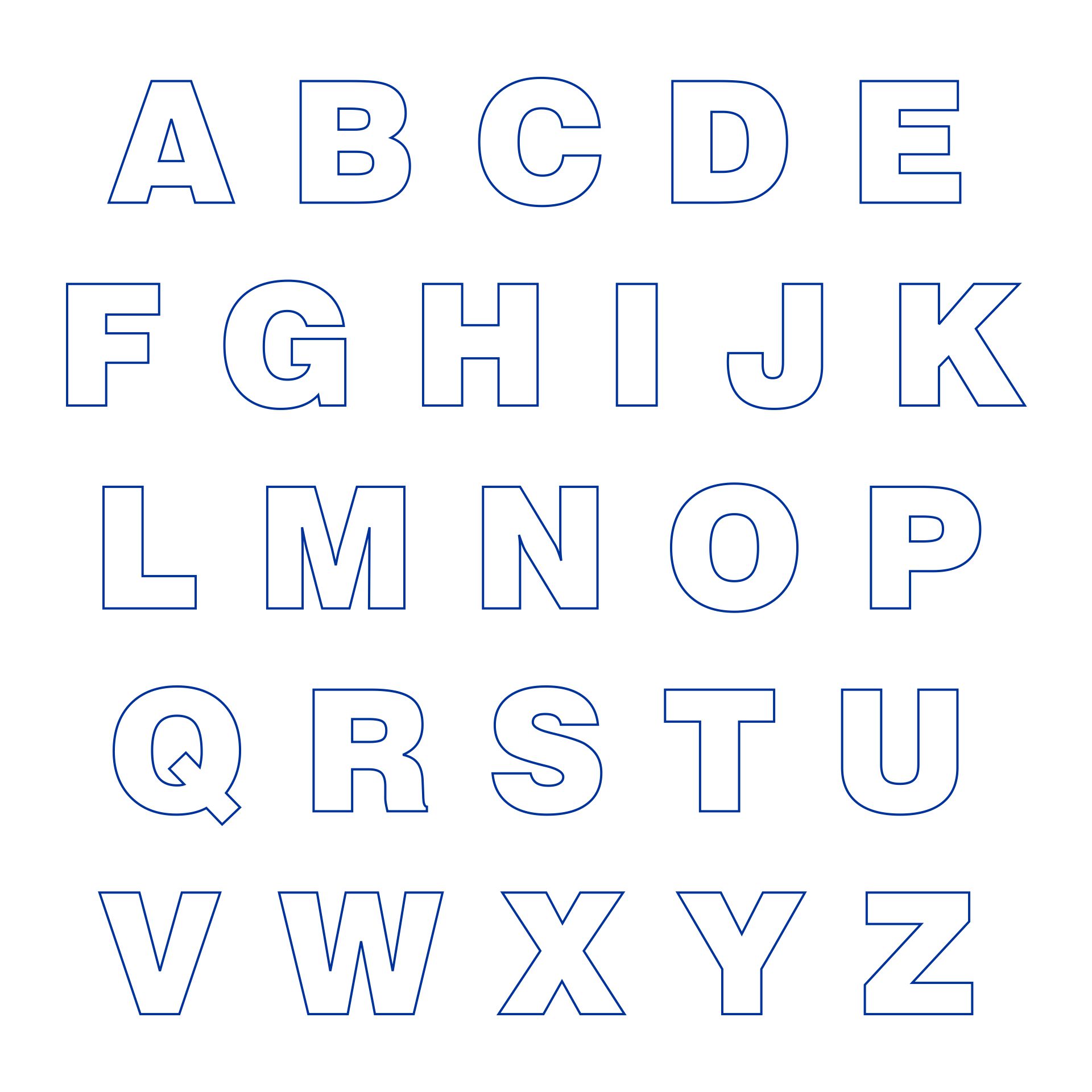 10 Best Big Printable Cut Out Letters PDF for Free at Printablee