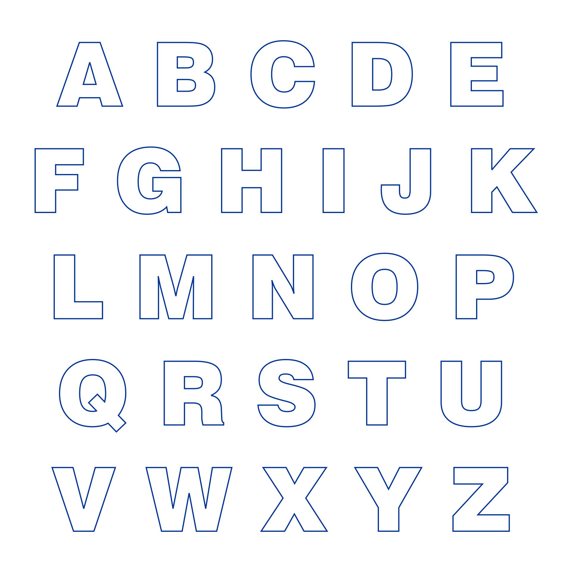 10 Best Big Printable Cut Out Letters PDF For Free At Printablee