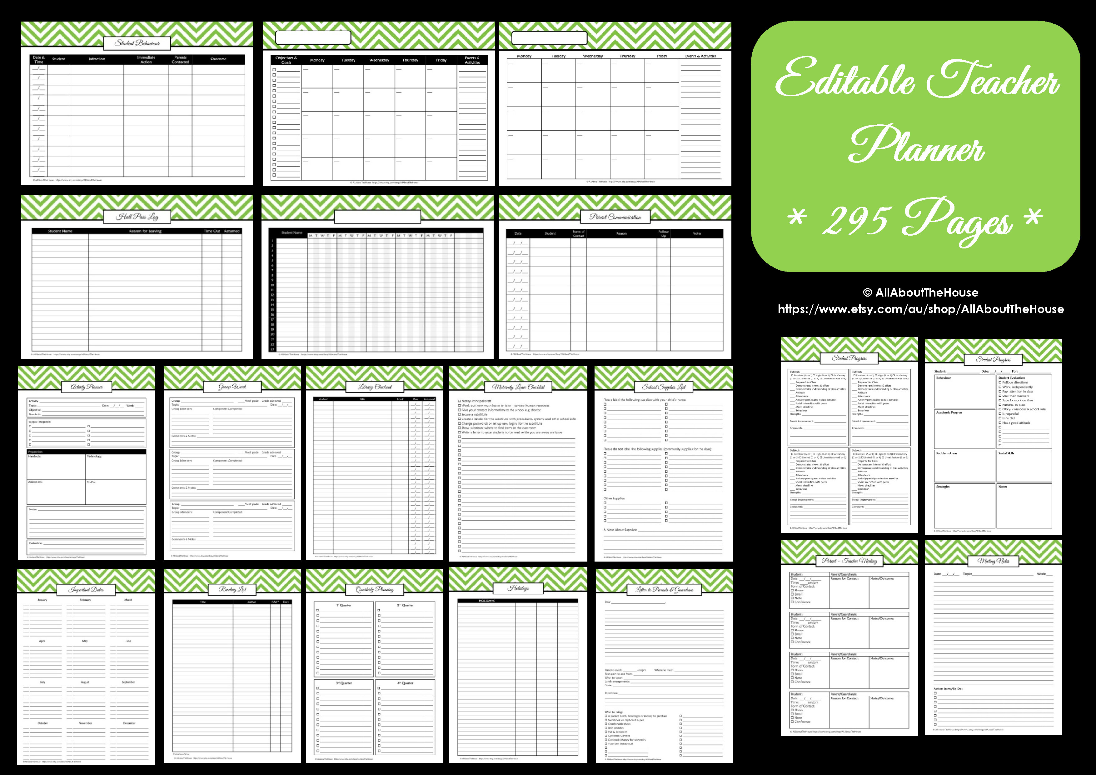 Teacher Planner Free Printable - Printable World Holiday