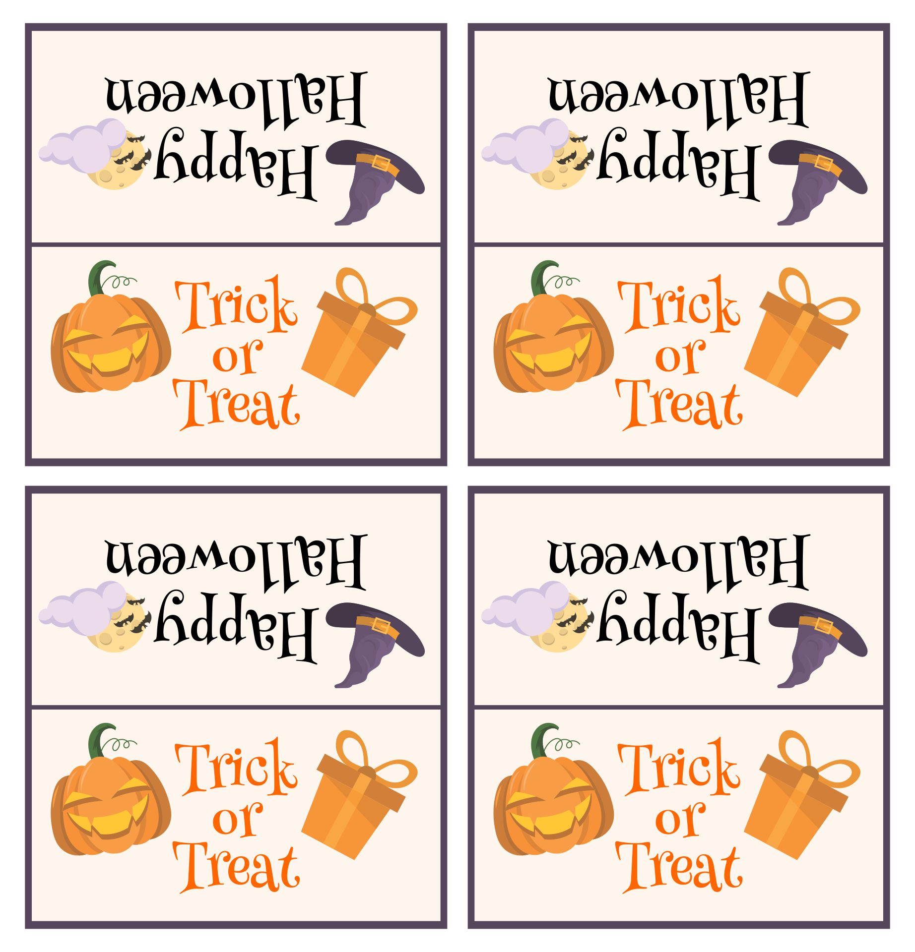10 Best Free Printable Halloween Candy Toppers Printablee