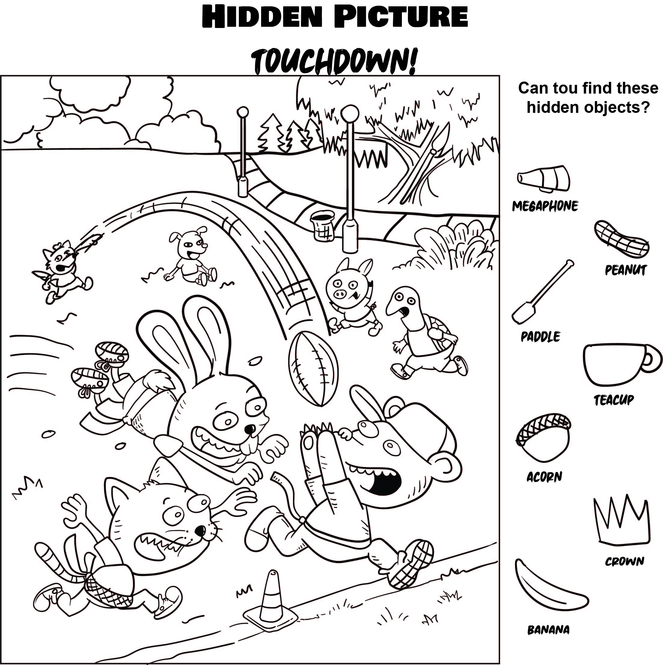 free highlights hidden pictures printables