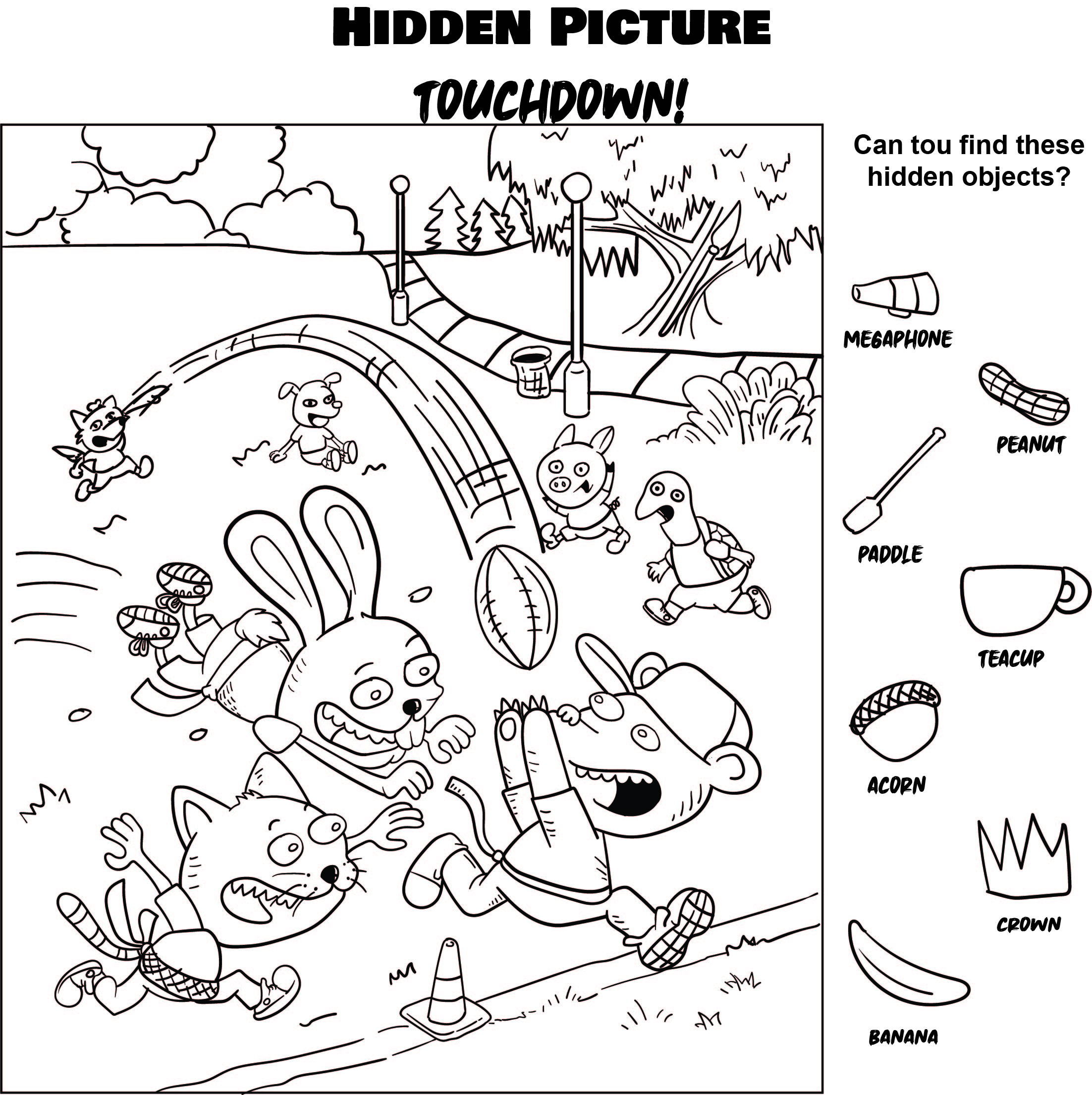 Highlights Hidden Pictures Free Printable Printable World Holiday