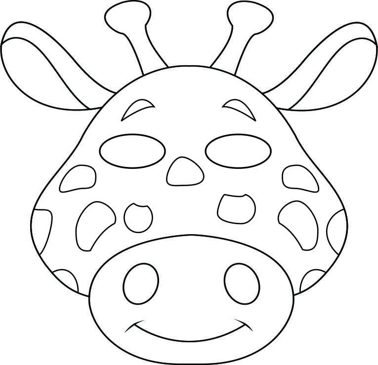 Jungle Animal Mask Templates