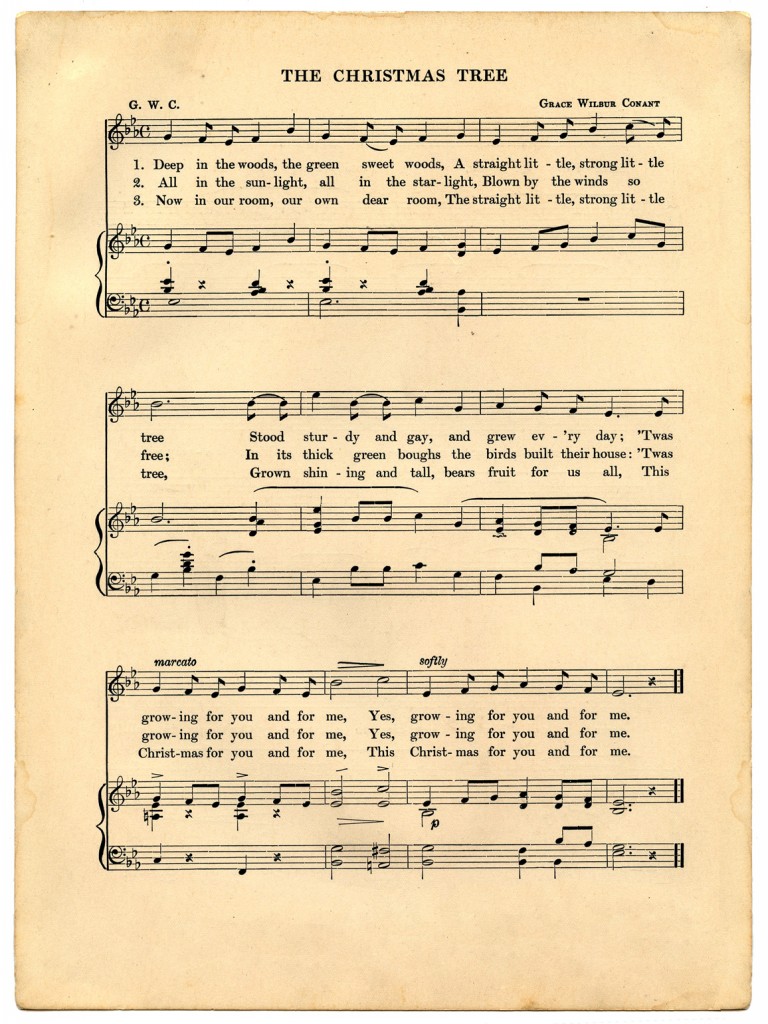 Free Printable Christmas Sheet Music With Lyrics