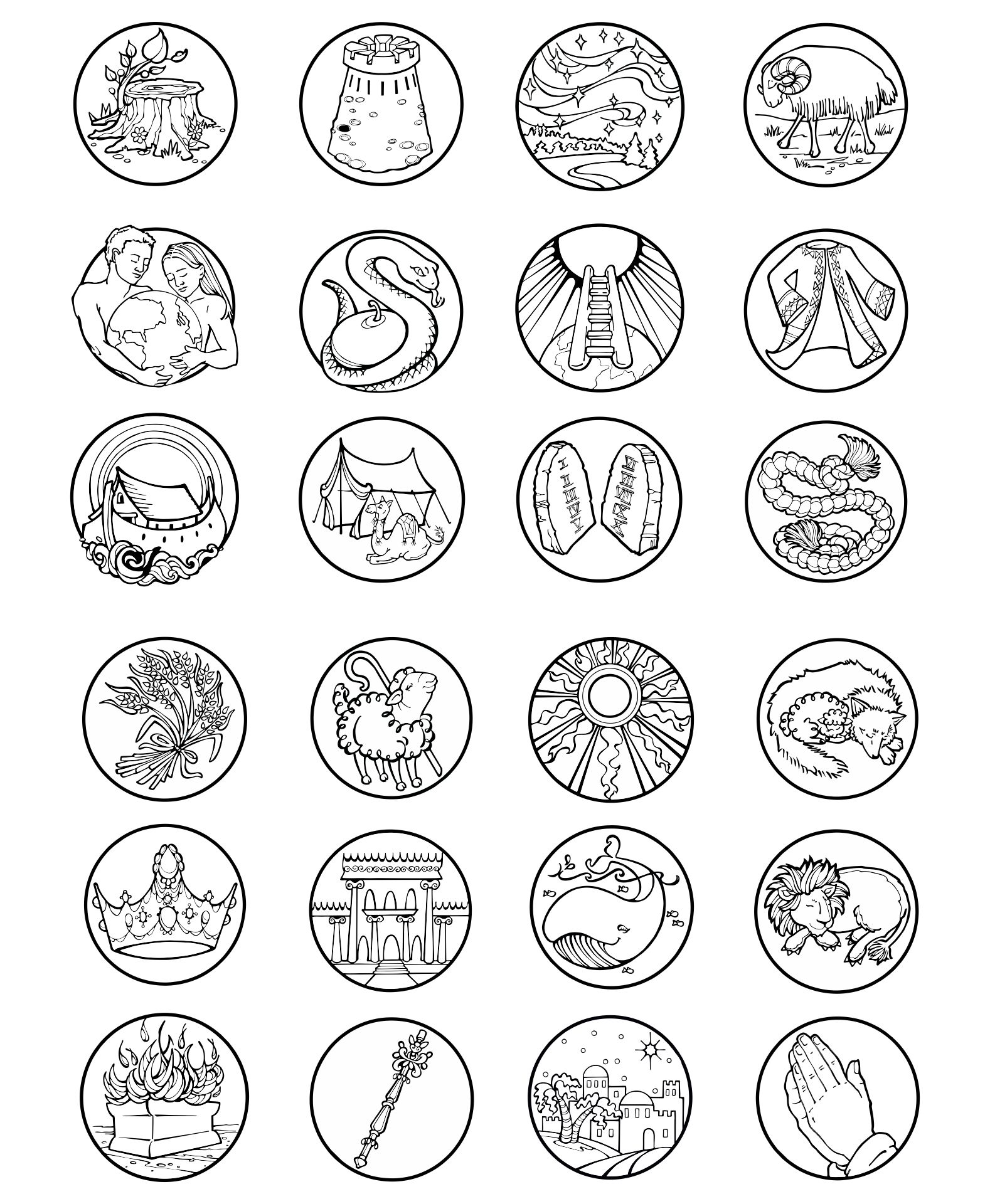 Printable Jesse Tree Symbols And Meanings - 2023 Calendar Printable