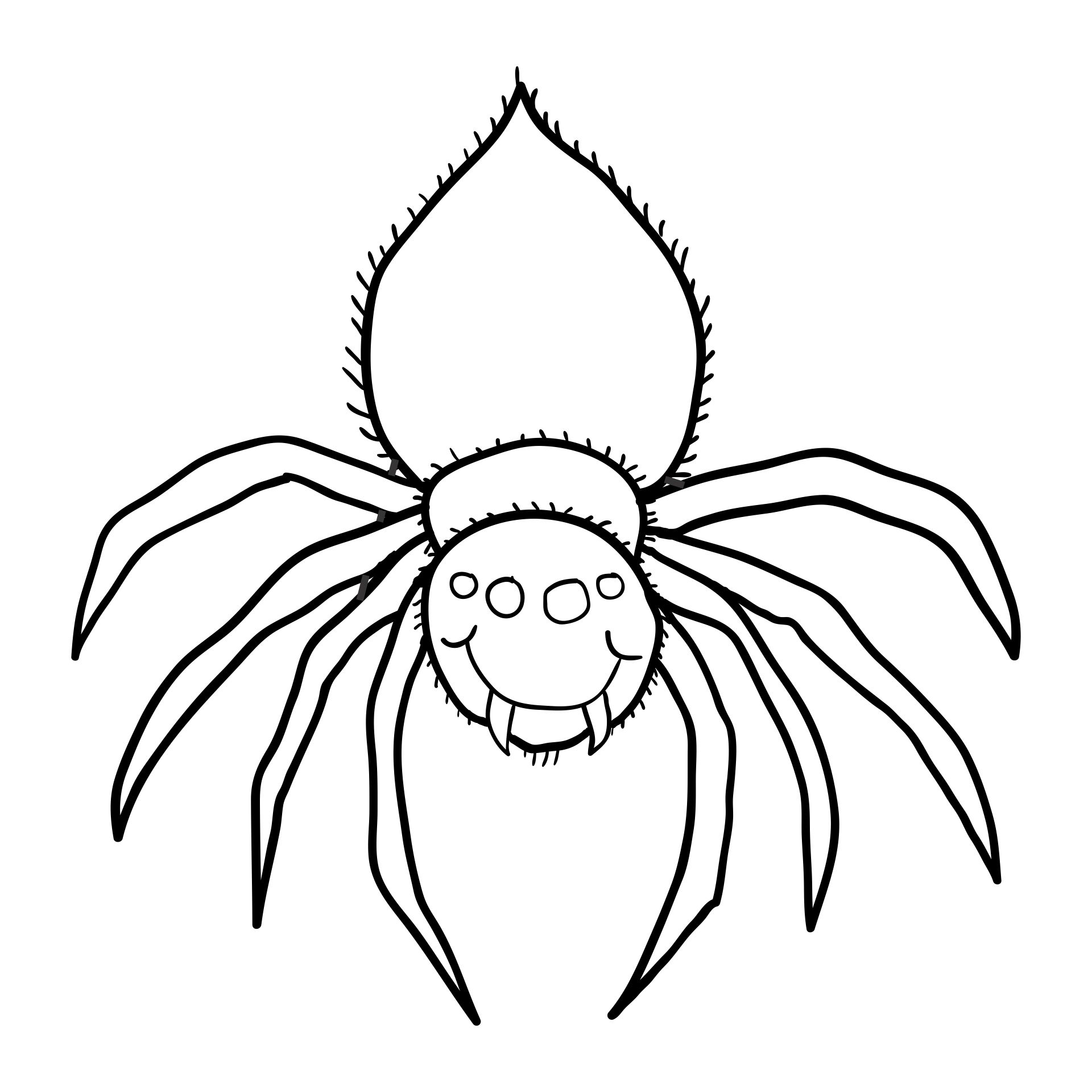 black-spider-coloring-pages