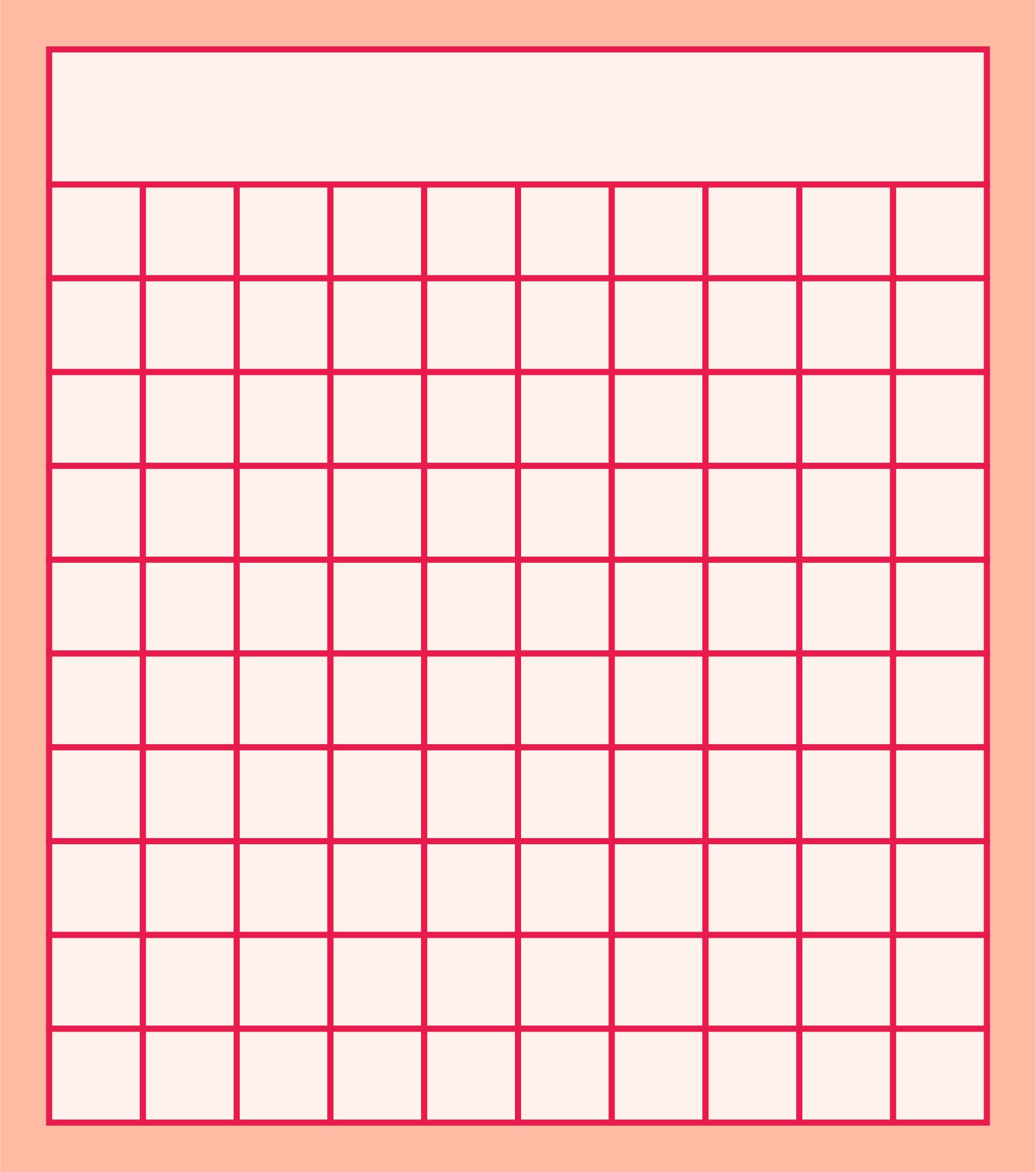 100 Grid Paper