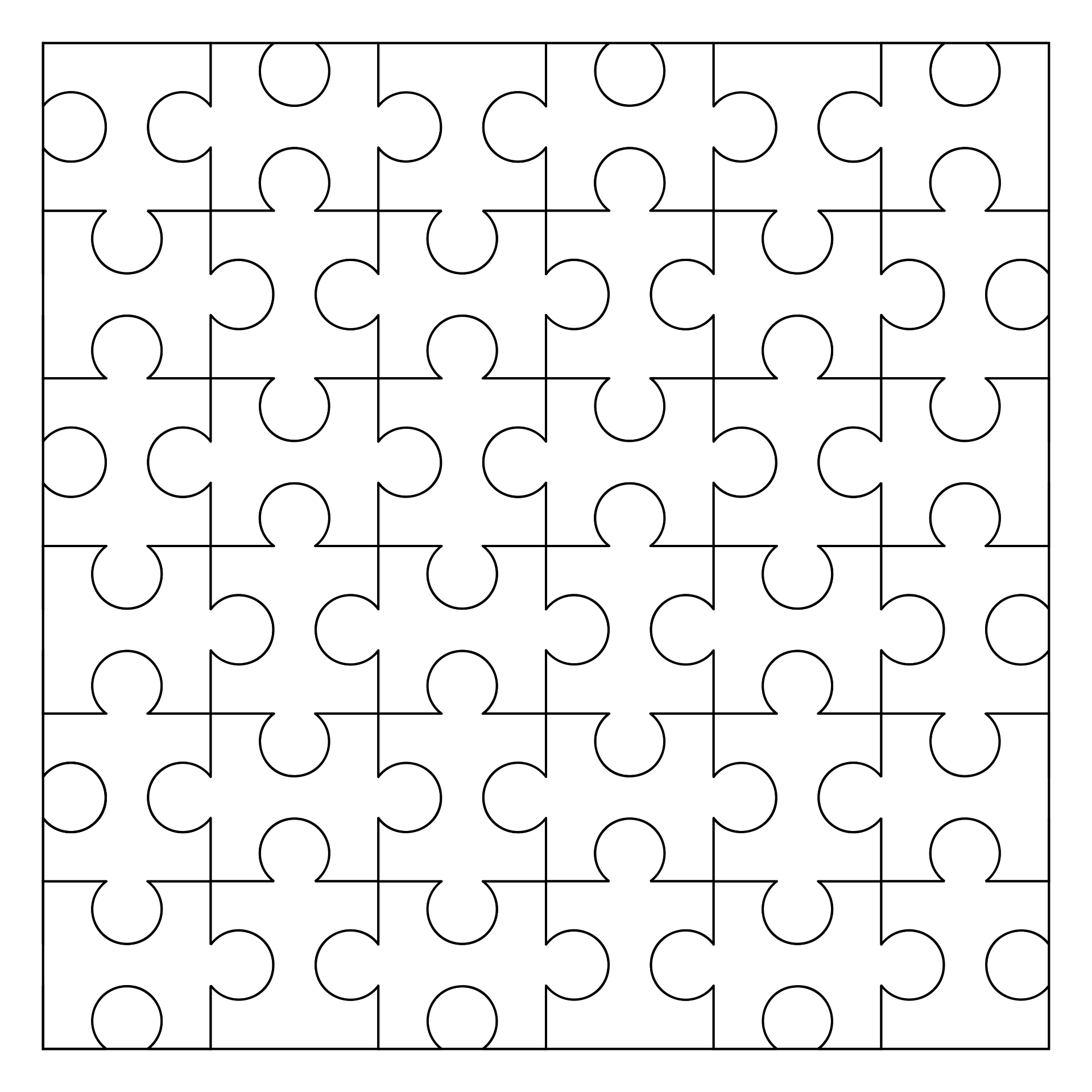 7 Best 9 Piece Jigsaw Puzzle Template Printable ...