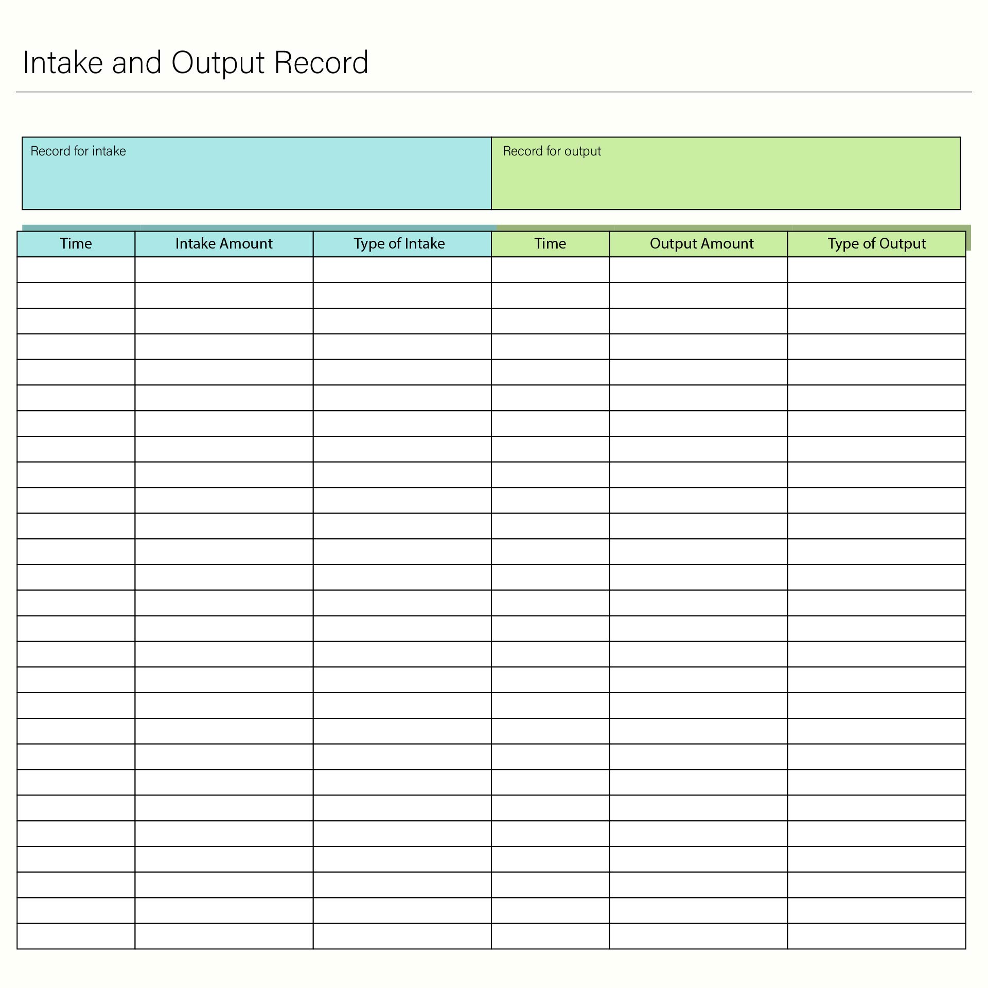 10 Best Printable Fluid Intake Charts PDF For Free At Printablee