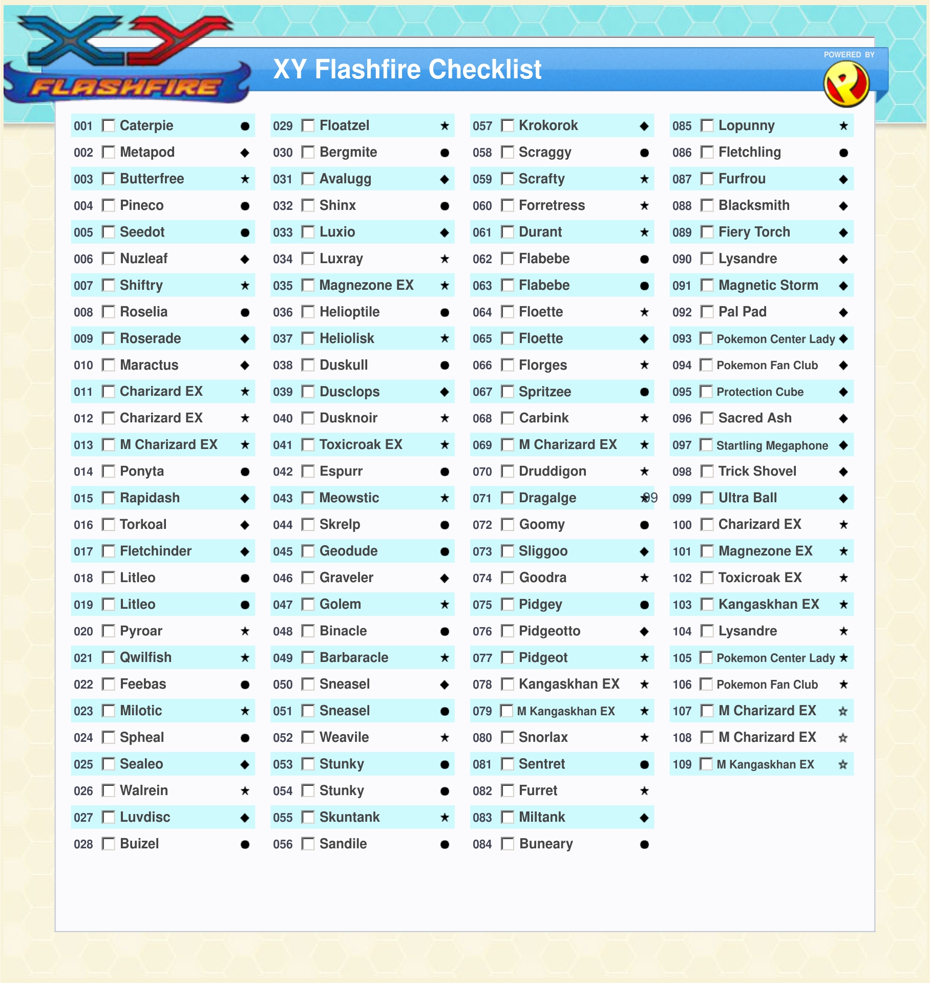 Printable Pokemon Checklist Printable Word Searches