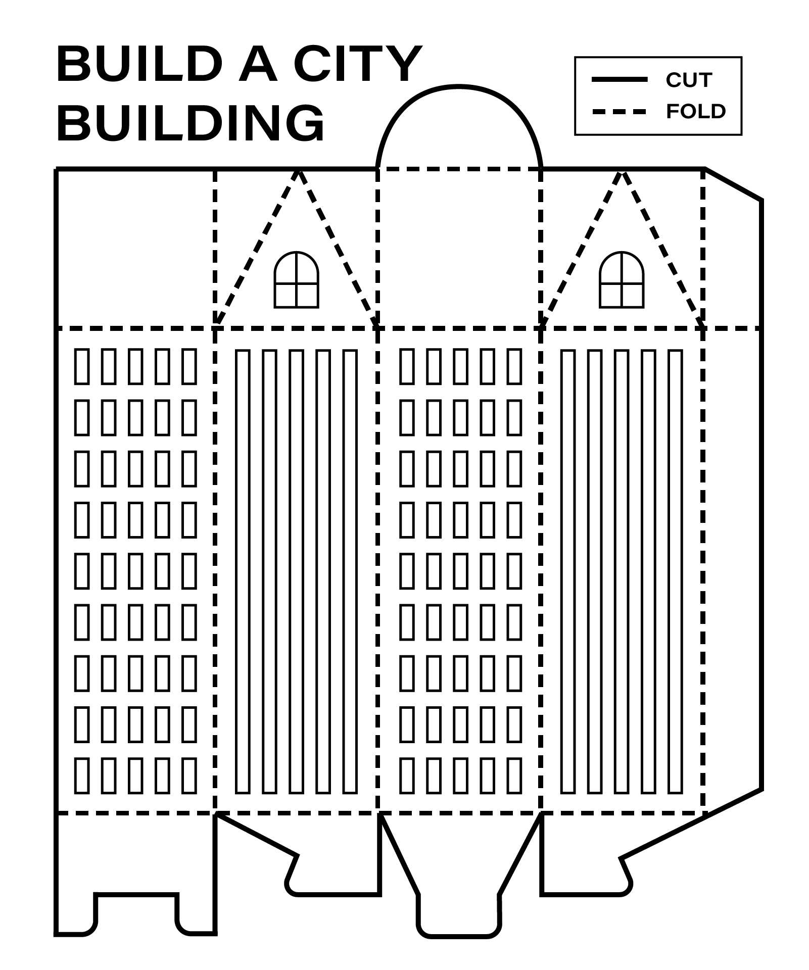 Printable Foldable Buildings