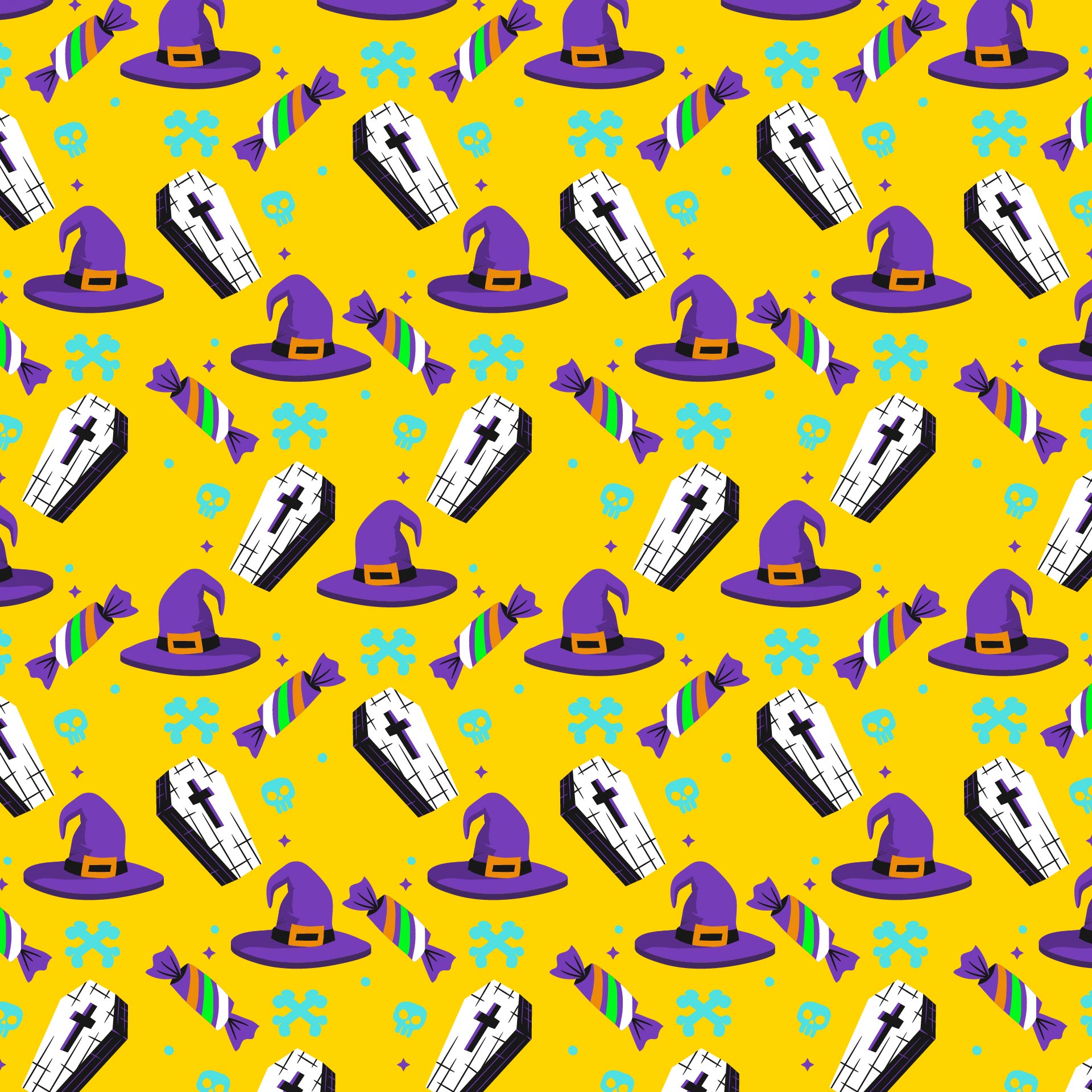15 Best Printable Halloween Wrapping Paper Printablee