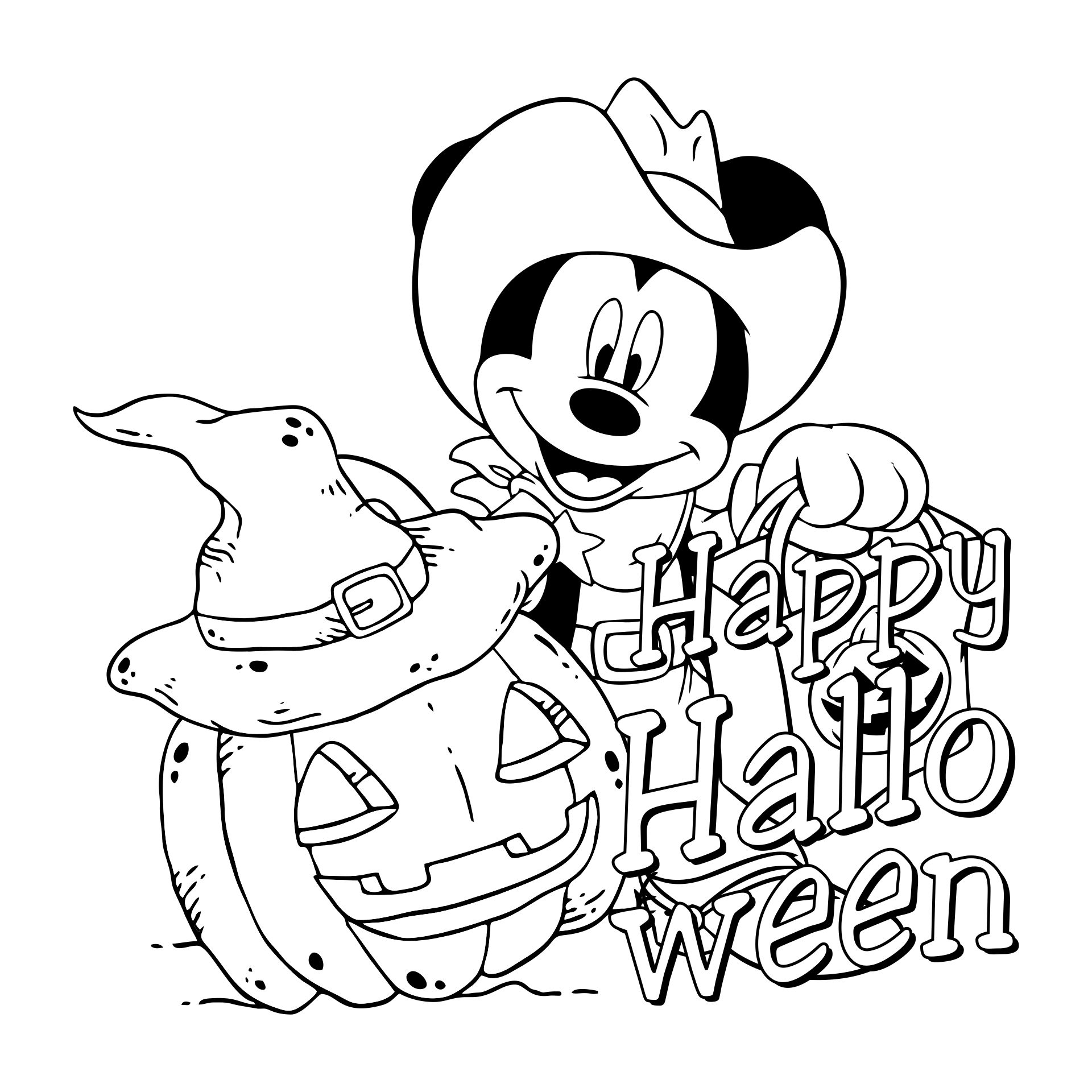 Printable Halloween Coloring Worksheets