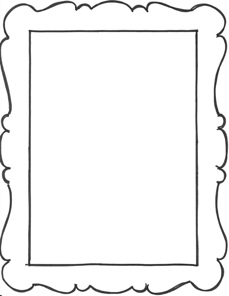 Portrait Frame Template