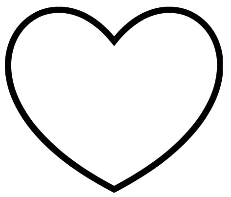 Printable Heart Cut Out Template