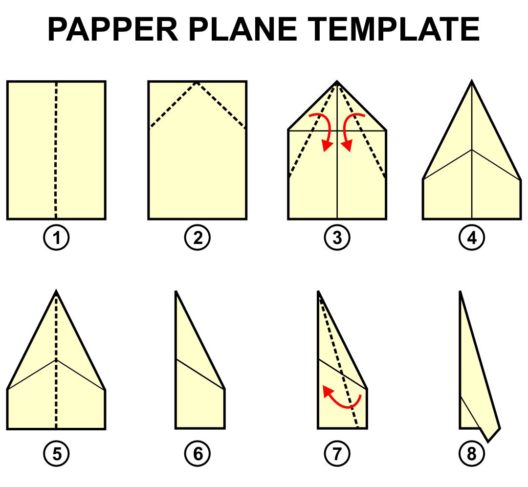 Beginner Free Printable Paper Airplane Templates Get What You Need 