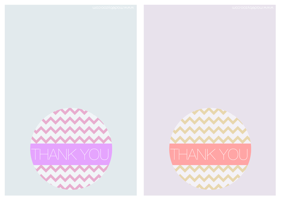 Thank You Cards Printable