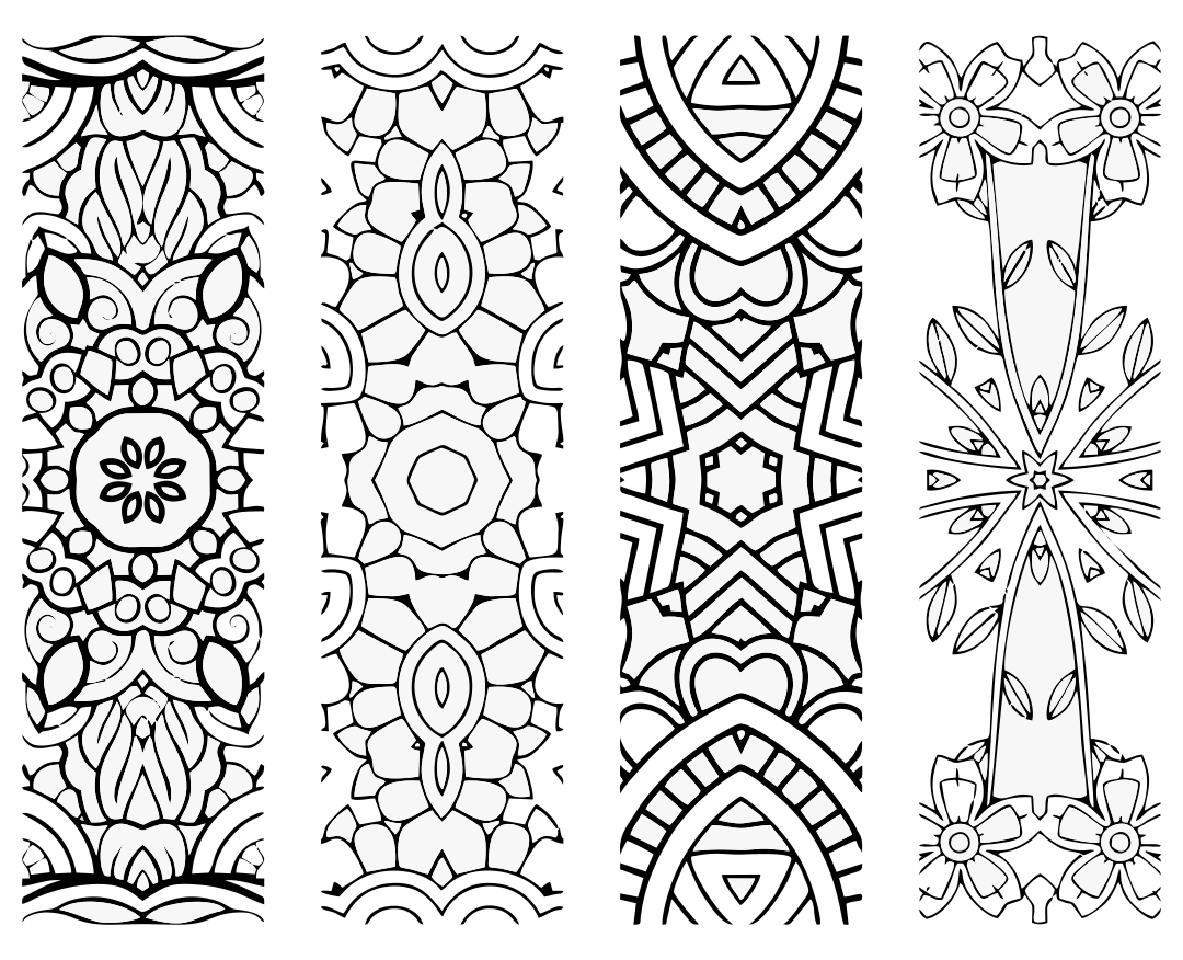 Download 6 Best Free Printable Coloring Bookmarks For Kids ...