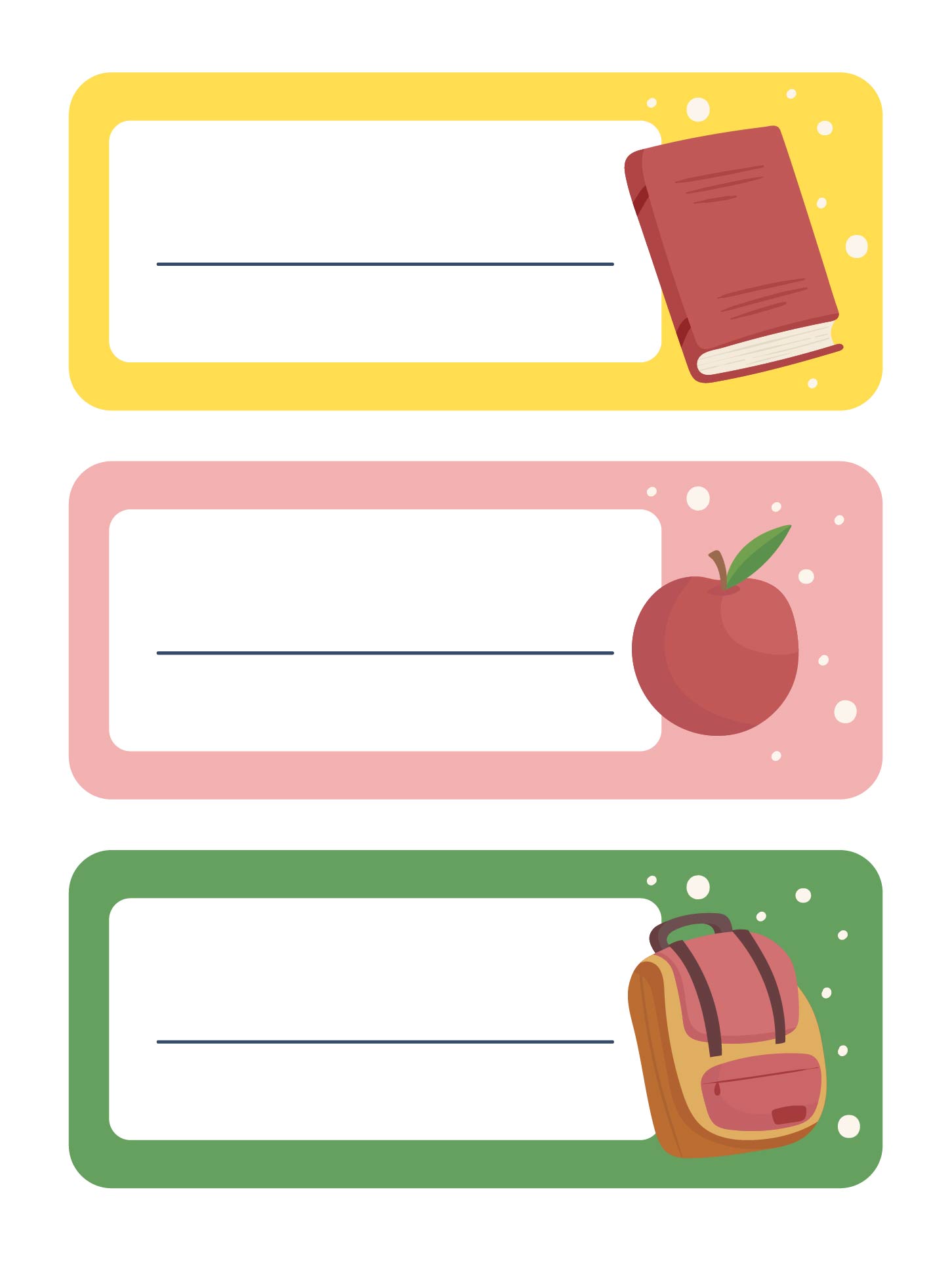 5 Best School Subject Labels Printable PDF For Free At Printablee