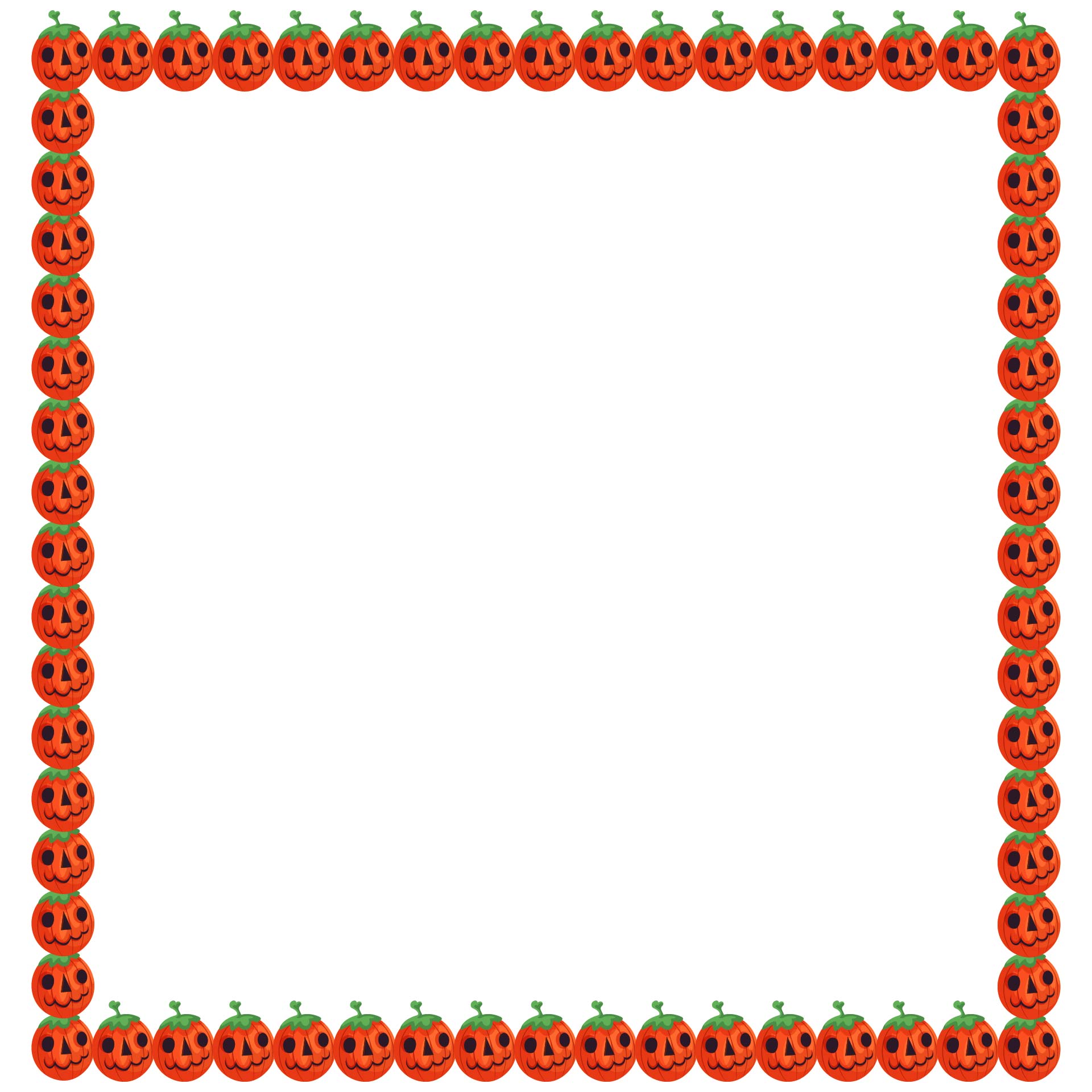 Printable Pumpkin Borders