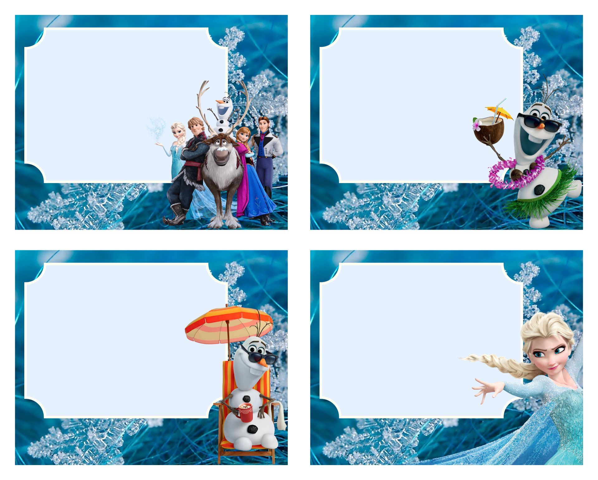 Free Printable Disney Frozen Labels Printable Templates