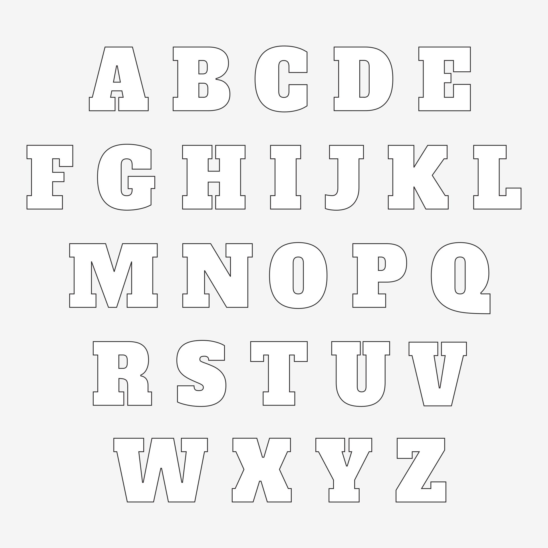 10 Best Printable Large Size Alphabet Bubble Letters Pdf For Free At