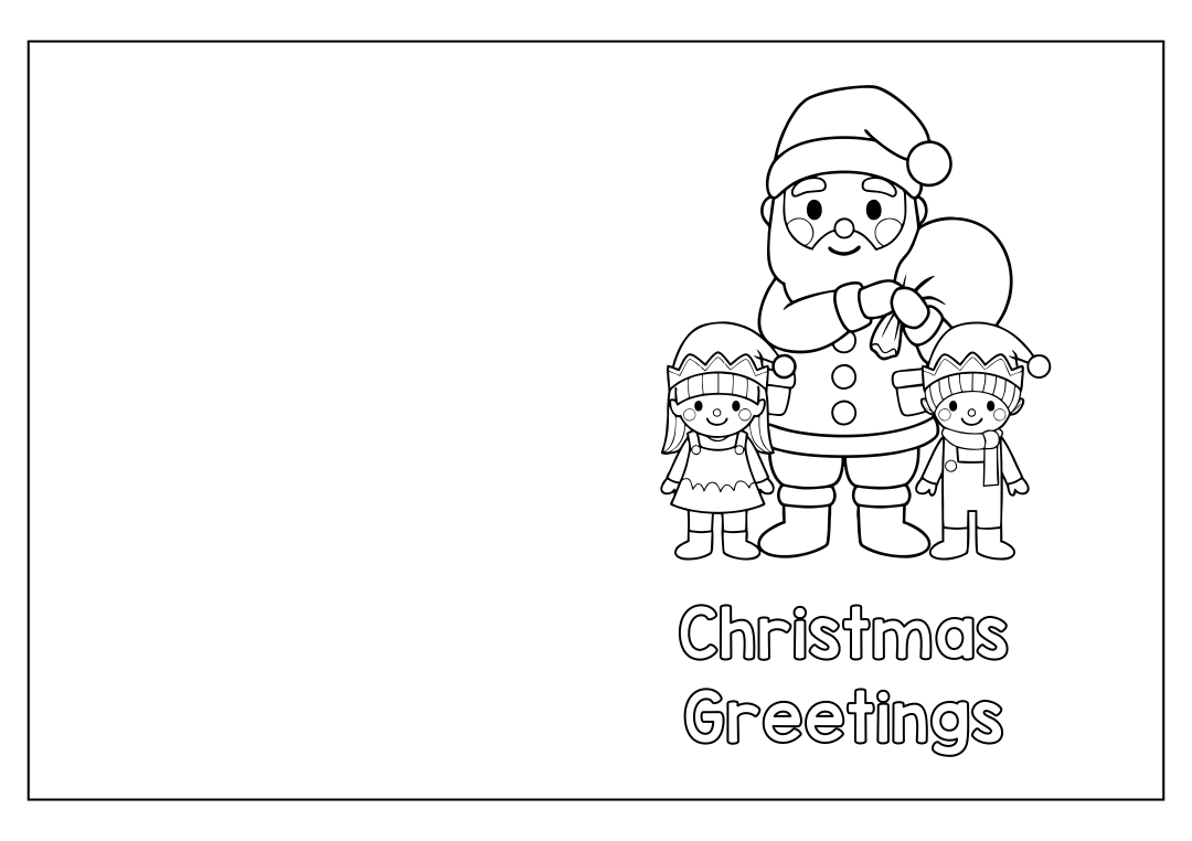 15 Best Black And White Holiday Christmas Cards Printables PDF For Free 