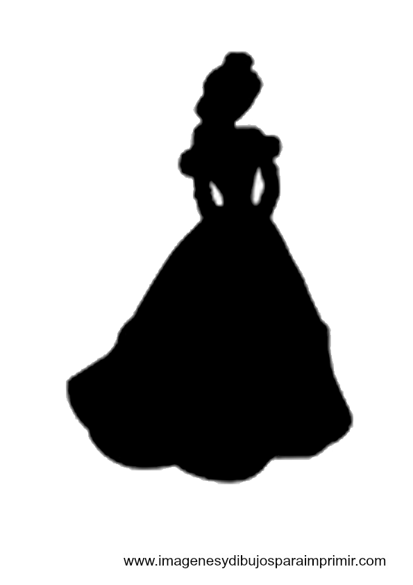 Disney Princess Silhouette Printables