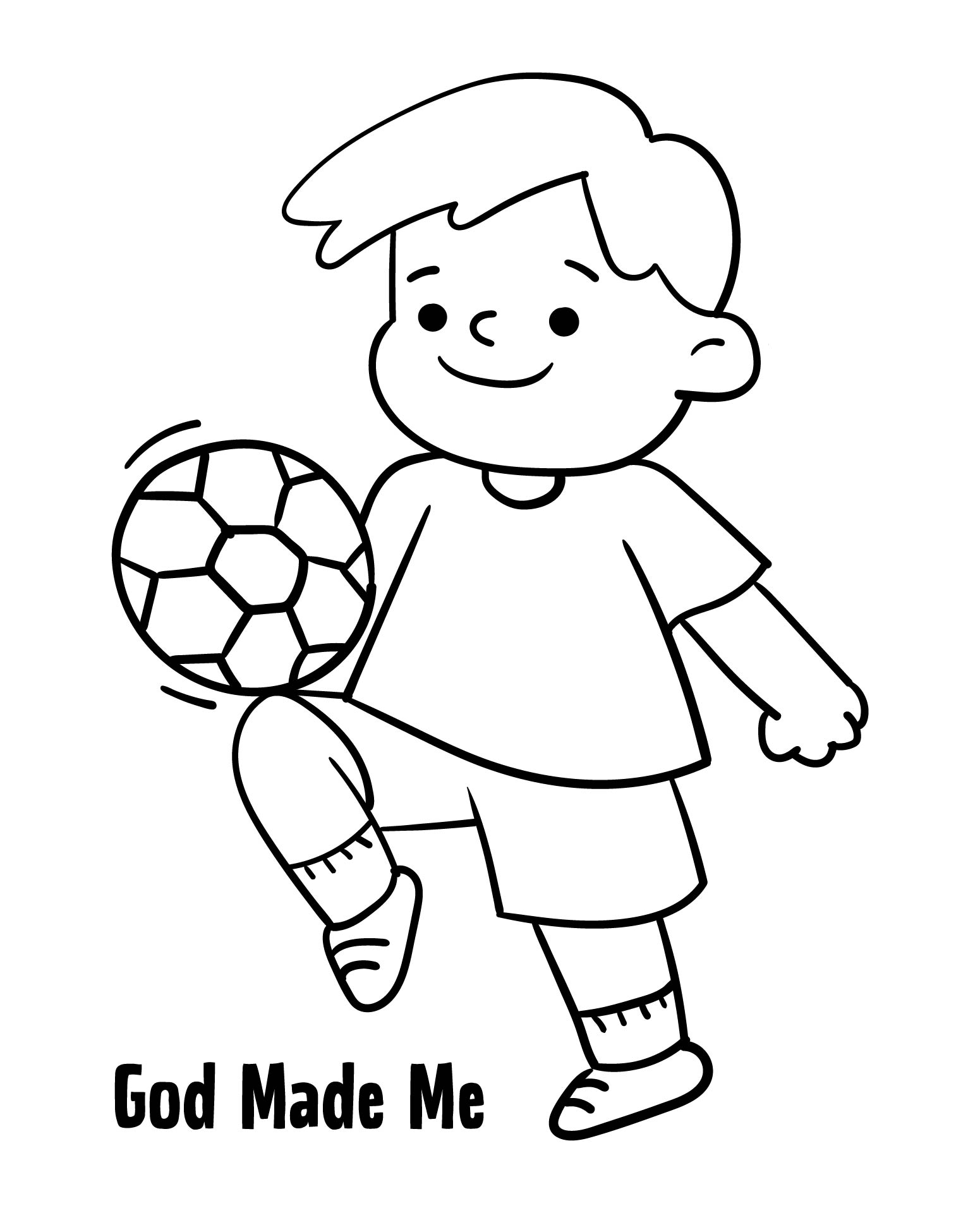 God Made Me Special Coloring Pages Printables
