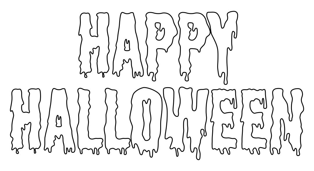 Happy Halloween Placemat Printables