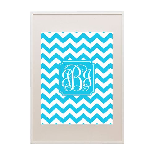 Printable Chevron Monogram