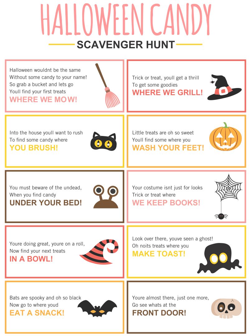 Free Halloween Trivia Printables Printable World Holiday