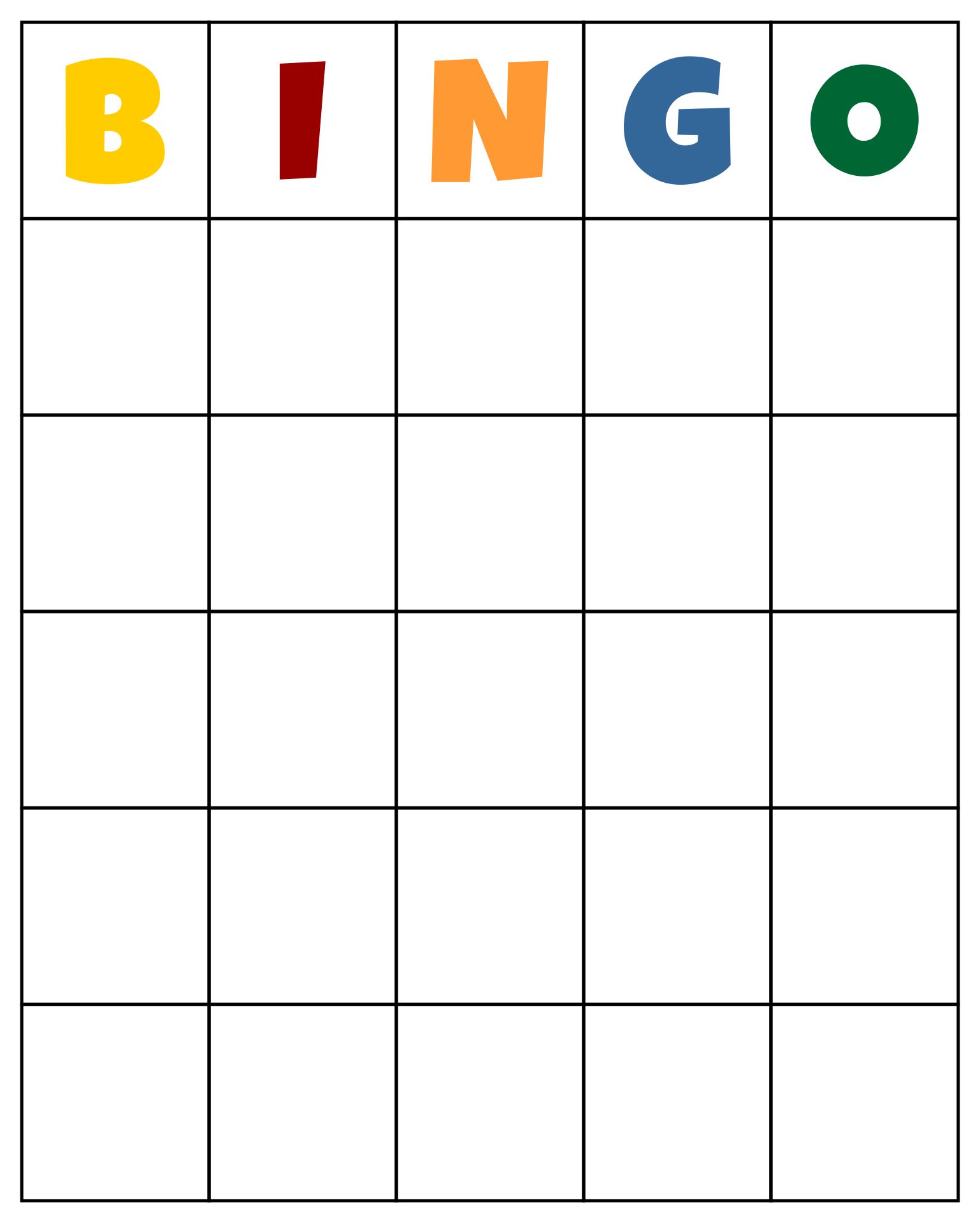 blank halloween bingo cards printable